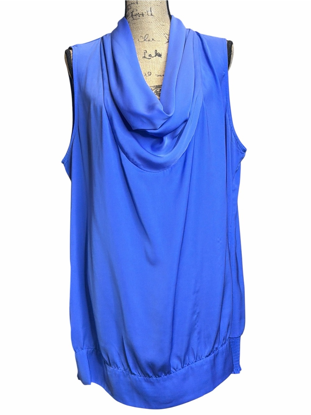 Lane Bryant Royal Blue Sleeveless Cowl Neck Tank. EC. Size 18/20